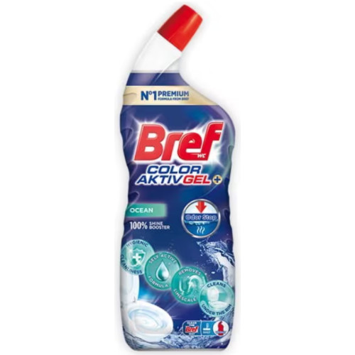 Гель для чистки и дезинфекции унитазов Bref Excellence Gel Color Active, 700 мл